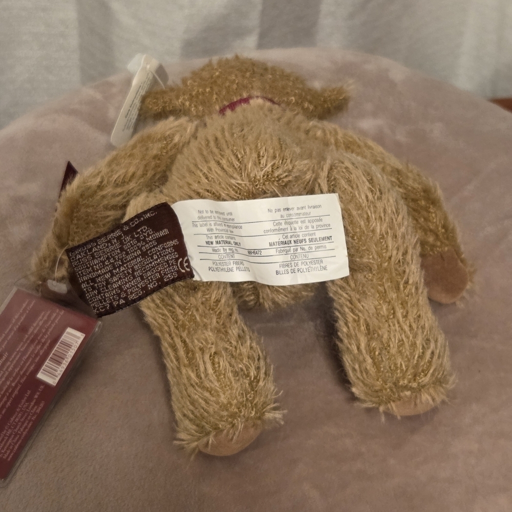 BEAR (RUSS) CRABTREE & EVELYN/MOHAIR COLLECTION/VINTAGE& LTD. ED. W/TAG - Picture 3 of 8